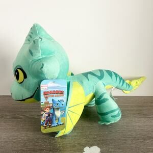 How to Train Your Dragon Rescue Riders Plush Summer 9" Green Netflix Rare NWT